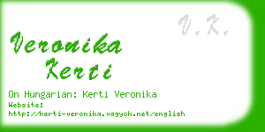 veronika kerti business card